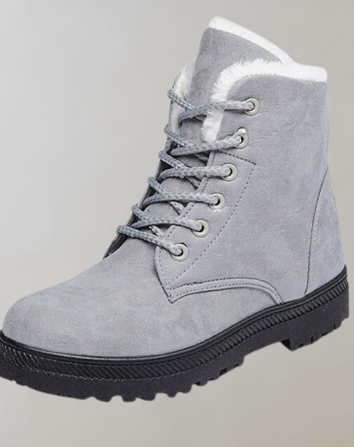 Warm Comfortable Ankle Boots With Stability Heel