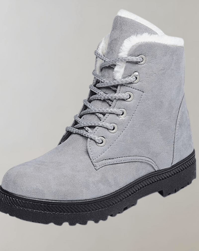 Warm Comfortable Ankle Boots With Stability Heel