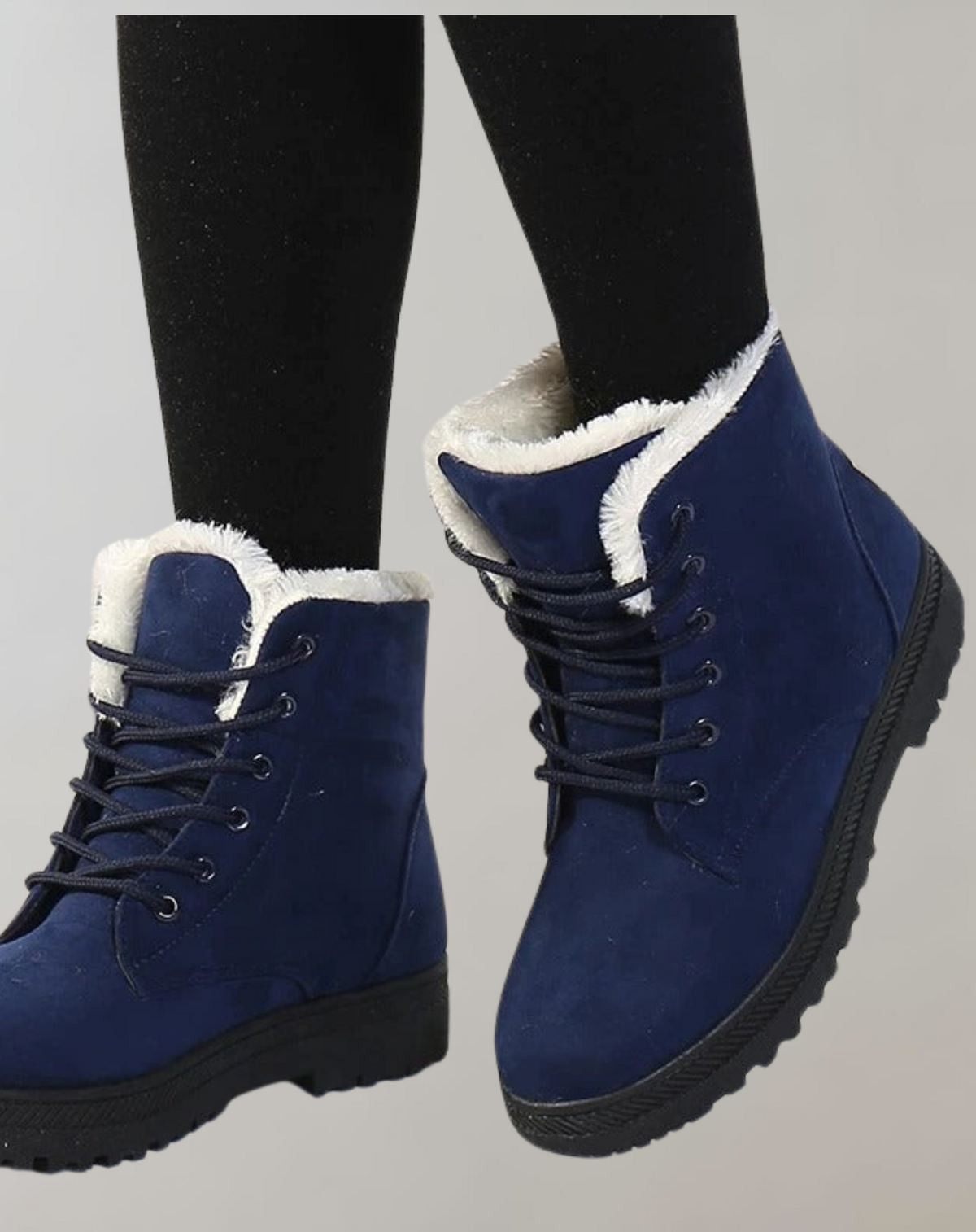 Warm Comfortable Ankle Boots With Stability Heel