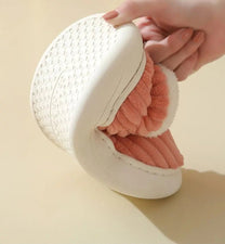 Warm Flannel Fleece Non-Slip Slippers With Thick Sole