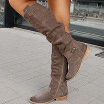 Warm Suede Boots For Women - Comfortable Winter Footwear