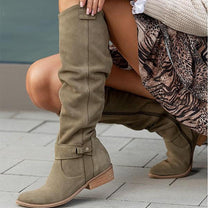 Warm Suede Boots For Women - Comfortable Winter Footwear