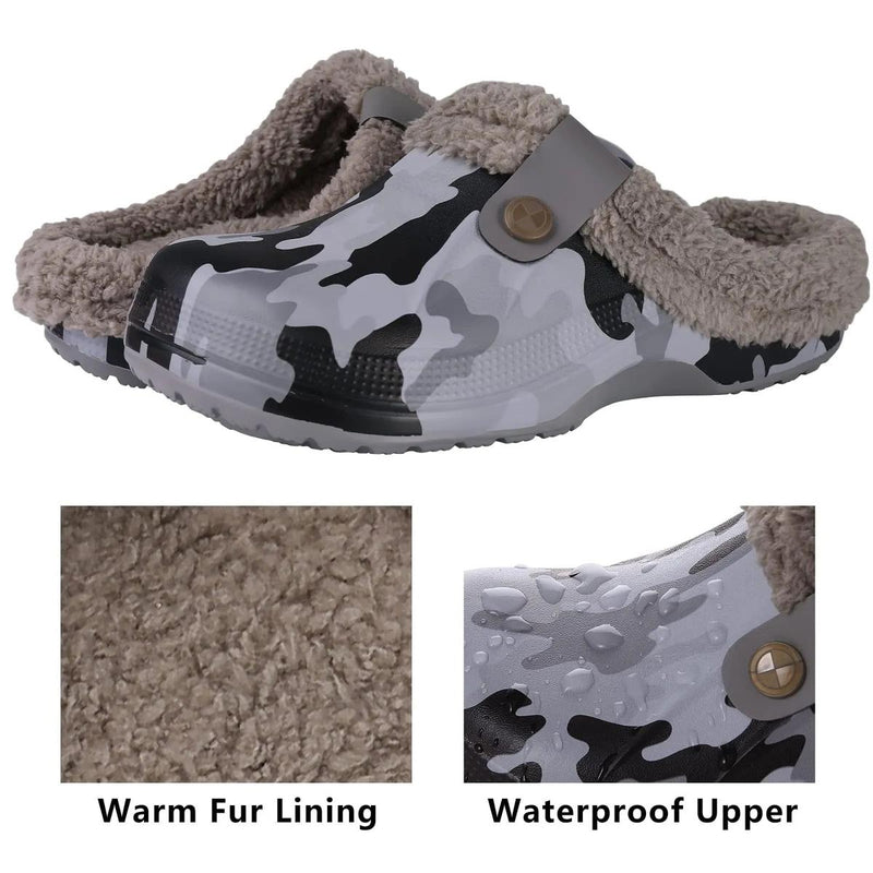Warm Waterproof Winter Clogs For Indoor And Outdoor Use