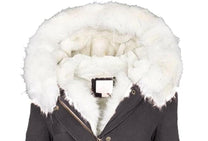 Warm Women&#39;s Winter Jacket With Fleece Lining And Waterproof Features