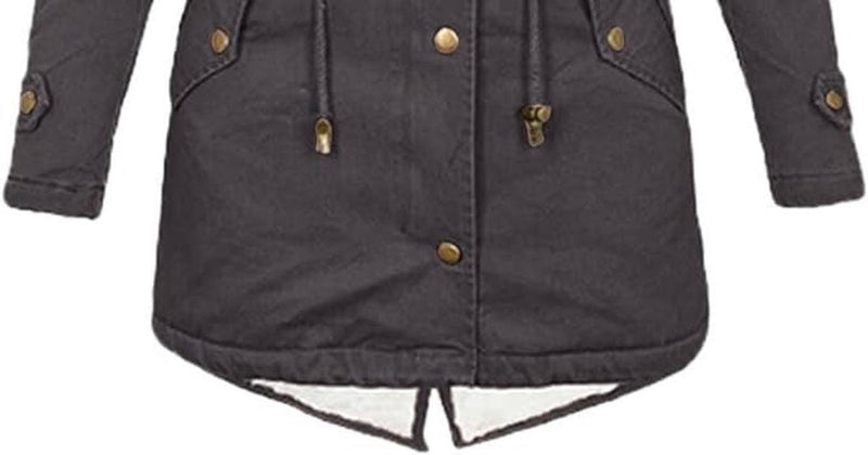 Warm Women&#39;s Winter Jacket With Fleece Lining And Waterproof Features