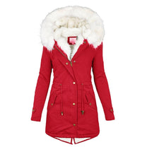 Warm Women&#39;s Winter Jacket With Fleece Lining And Waterproof Features