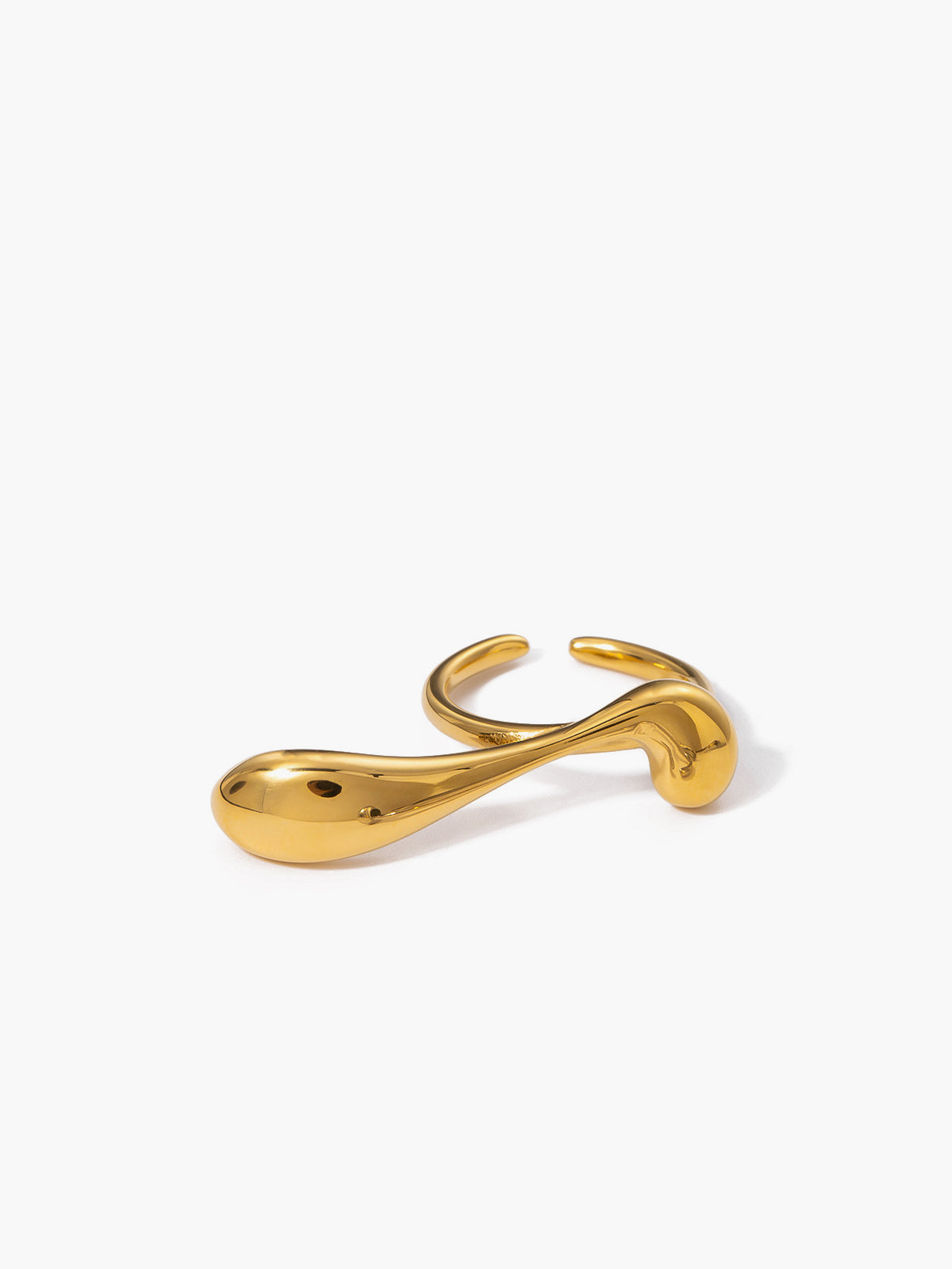 Water Drop Open Ring