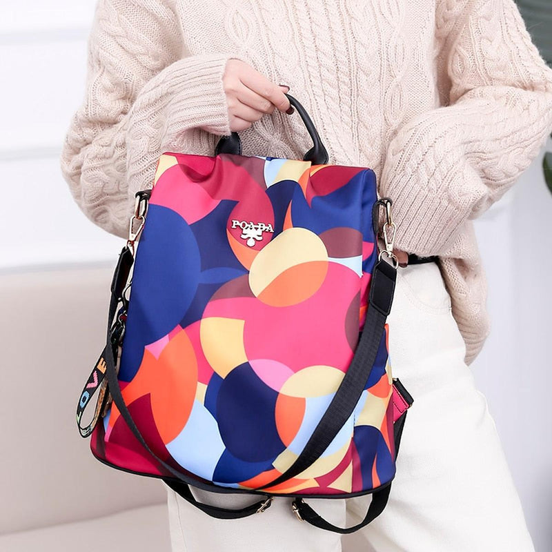 Water-Resistant Anti-Theft Backpack For Women With Multiple Compartments