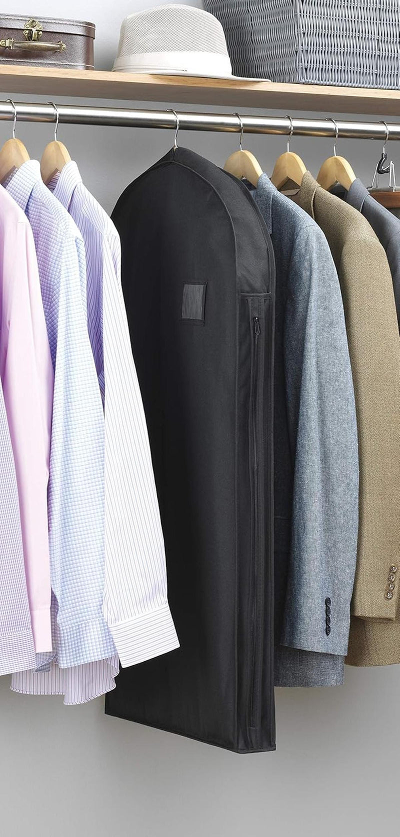 Water-Resistant Garment Protector With Zip And Accessory Pocket - Buy 1, Get 1 Free