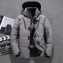 Water-Resistant Insulated Hooded Puffer Jacket