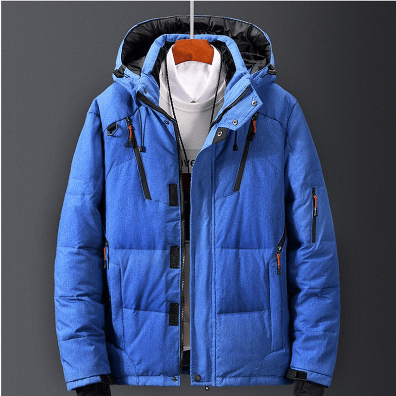 Water-Resistant Insulated Hooded Puffer Jacket