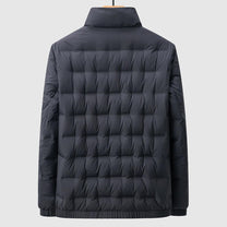 Water-Resistant Insulated Quilted Jacket for Men