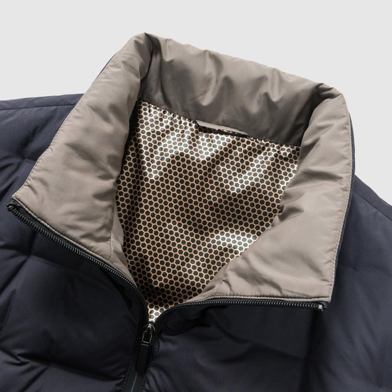 Water-Resistant Insulated Quilted Jacket for Men
