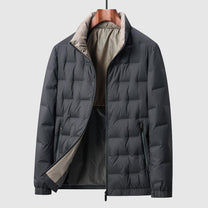 Water-Resistant Insulated Quilted Jacket for Men