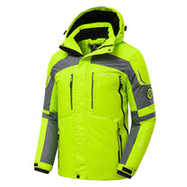 Water-Resistant Insulated Ski Jacket With Adjustable Hood