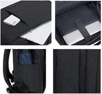 Water-Resistant Laptop Backpack With USB Charging Port