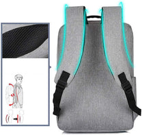 Water-Resistant Laptop Backpack With USB Charging Port