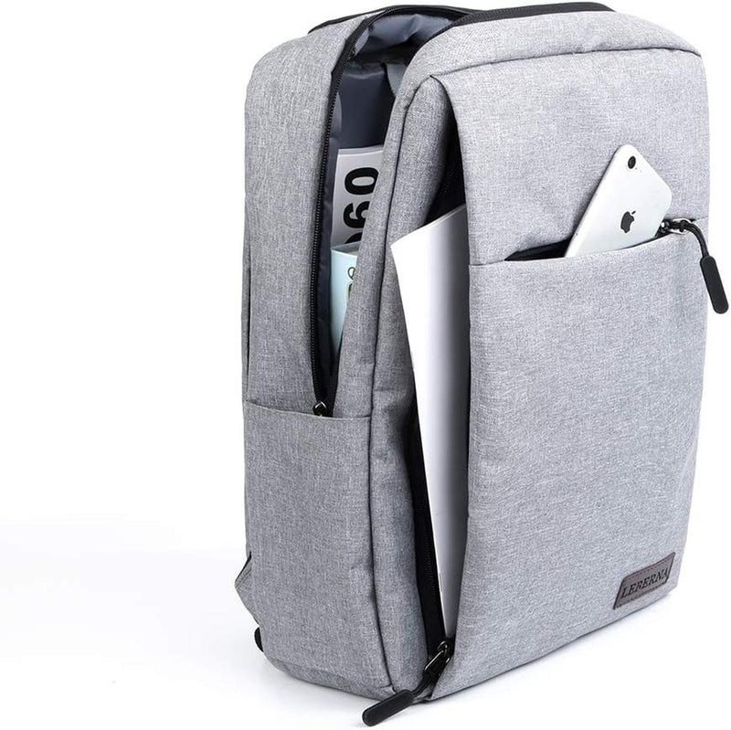Water-Resistant Laptop Backpack With USB Charging Port