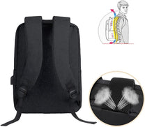 Water-Resistant Laptop Backpack With USB Charging Port