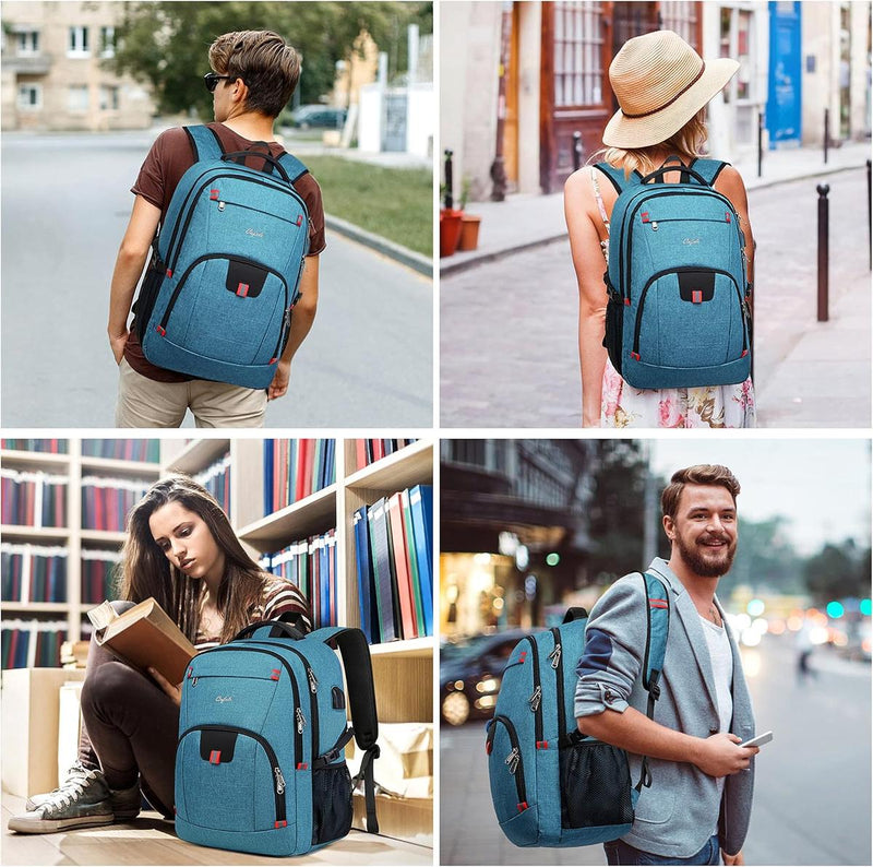 Water-Resistant Laptop Backpack With USB Port And Anti-Theft Design - Buy One Get One Free