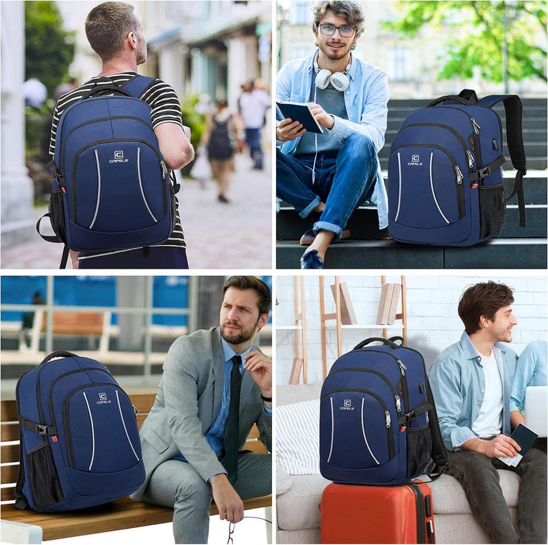 Water-Resistant Laptop Backpack With USB Port And Anti-Theft Design - Buy One Get One Free