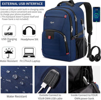 Water-Resistant Laptop Backpack With USB Port And Anti-Theft Design - Buy One Get One Free