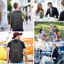 Water-Resistant Laptop Backpack With USB Port And Anti-Theft Design - Buy One Get One Free