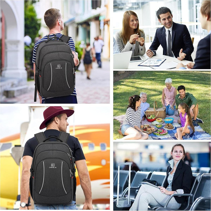 Water-Resistant Laptop Backpack With USB Port And Anti-Theft Design - Buy One Get One Free