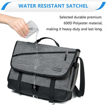 Water-Resistant Laptop Messenger Bag With Adjustable Strap