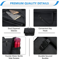 Water-Resistant Laptop Messenger Bag With Adjustable Strap