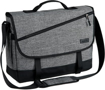 Water-Resistant Laptop Messenger Bag With Adjustable Strap