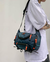 Water-Resistant Men&#39;s Waist And Shoulder Bag - Multi-Functional Travel And Outdoor Sling