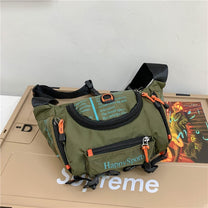 Water-Resistant Men&#39;s Waist And Shoulder Bag - Multi-Functional Travel And Outdoor Sling