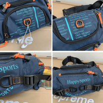 Water-Resistant Men&#39;s Waist And Shoulder Bag - Multi-Functional Travel And Outdoor Sling
