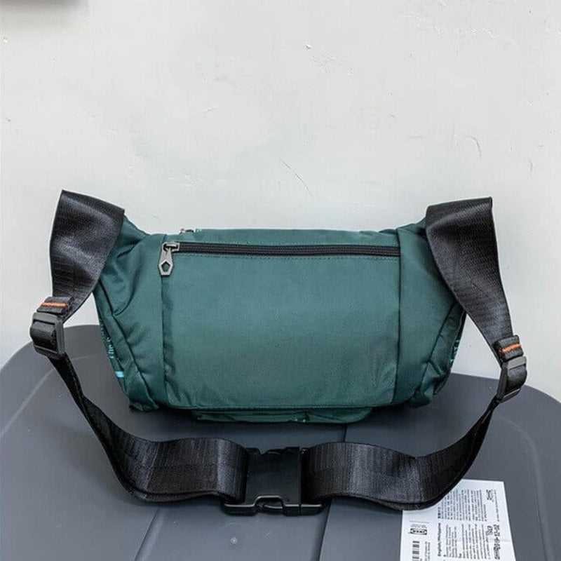Water-Resistant Men&#39;s Waist And Shoulder Bag - Multi-Functional Travel And Outdoor Sling