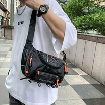 Water-Resistant Men&#39;s Waist And Shoulder Bag - Multi-Functional Travel And Outdoor Sling
