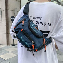 Water-Resistant Men&#39;s Waist And Shoulder Bag - Multi-Functional Travel And Outdoor Sling