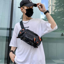 Water-Resistant Men&#39;s Waist And Shoulder Bag - Multi-Functional Travel And Outdoor Sling
