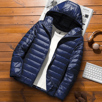 Water-Resistant Slim Fit Hooded Jacket
