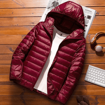 Water-Resistant Slim Fit Hooded Jacket
