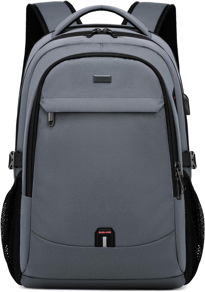 Water-Resistant Travel Laptop Backpack With USB Charging Port