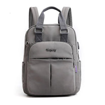 Water-Resistant USB Charging Anti-Theft Backpack With Multiple Compartments