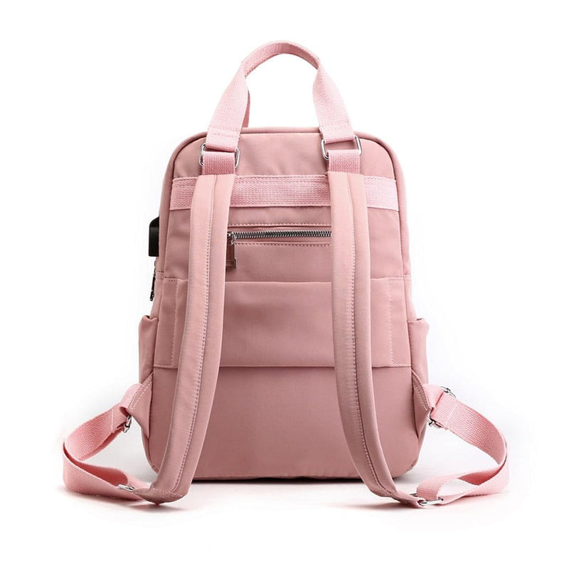 Water-Resistant USB Charging Anti-Theft Backpack With Multiple Compartments