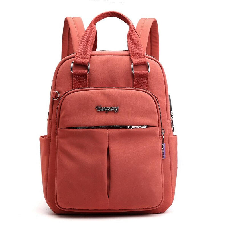 Water-Resistant USB Charging Anti-Theft Backpack With Multiple Compartments