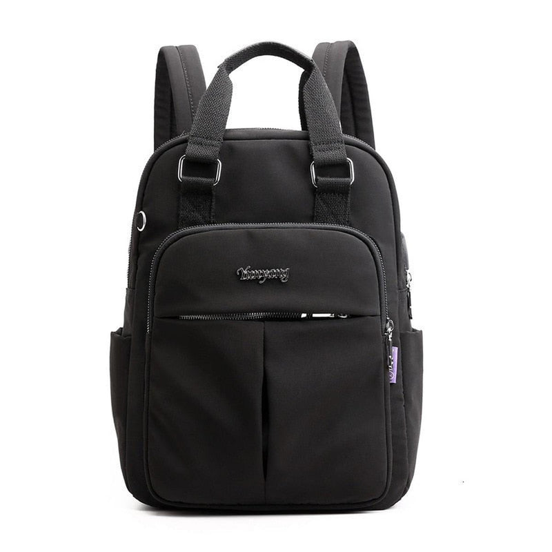 Water-Resistant USB Charging Anti-Theft Backpack With Multiple Compartments