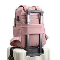 Water-Resistant USB Charging Anti-Theft Backpack With Multiple Compartments