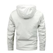 Water-Resistant Windproof Jacket With Fleece-Lined Hood