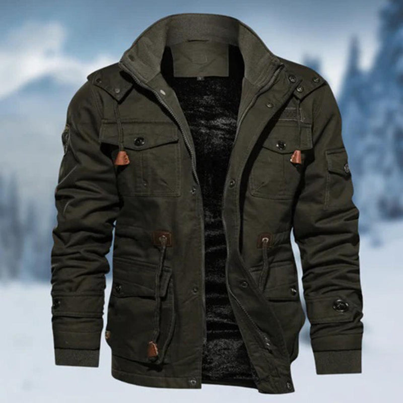 Water-Resistant Windproof Men&#39;s Winter Coat