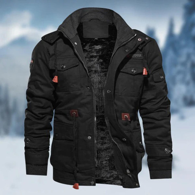Water-Resistant Windproof Men&#39;s Winter Coat