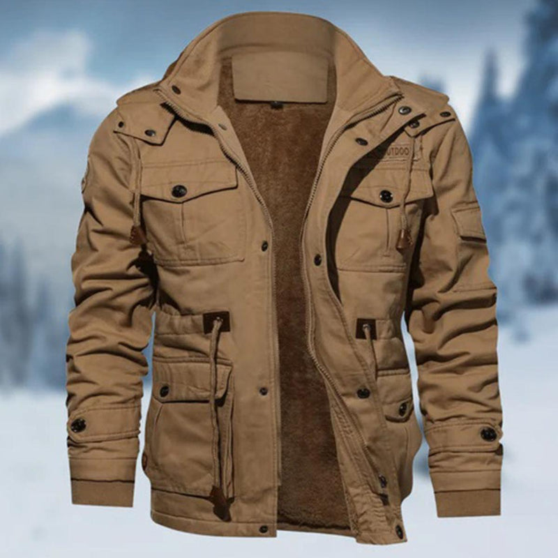 Water-Resistant Windproof Men&#39;s Winter Coat
